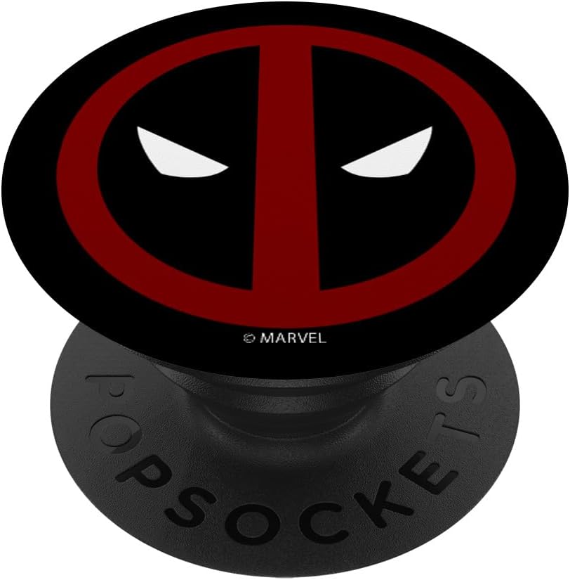 Marvel Deadpool Simple Logo PopSockets MagSafe PopGrip for iPhone