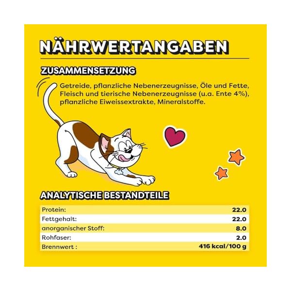 Dreamies Klassiker Katzensnacks mit Ente – Traumhaft knusprige Taschen mit zarter Füllung – 6 x 60g – Bild 6