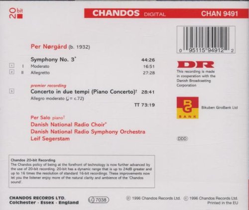 Norgard: Sinfonie N.3