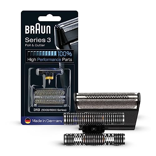 Braun Ersatzscherteil 31 B Schwarz, Kompatibel mit Series 3 Rasierern
