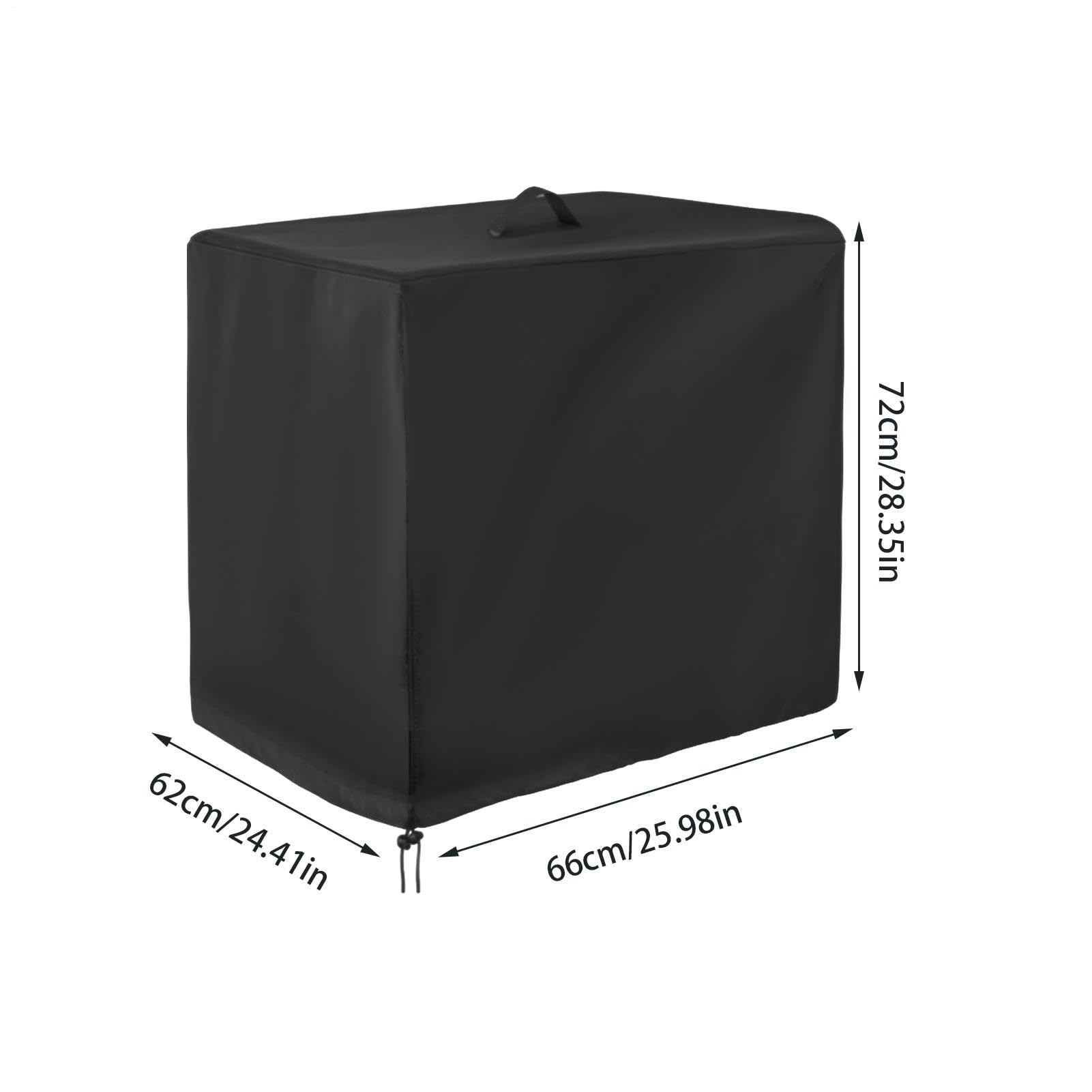 Cubierta para Bomba De Piscina - Impermeable Cilindro Filtro,Protector Filtro con Cordón Y Cremallera - Protección contra Viento Lluvia Residuos Sol y Evaporación de Agua en