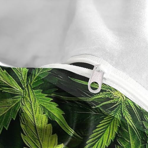 Housse de couette cactus anti-allergie parure de lit microfibre à zip - 8