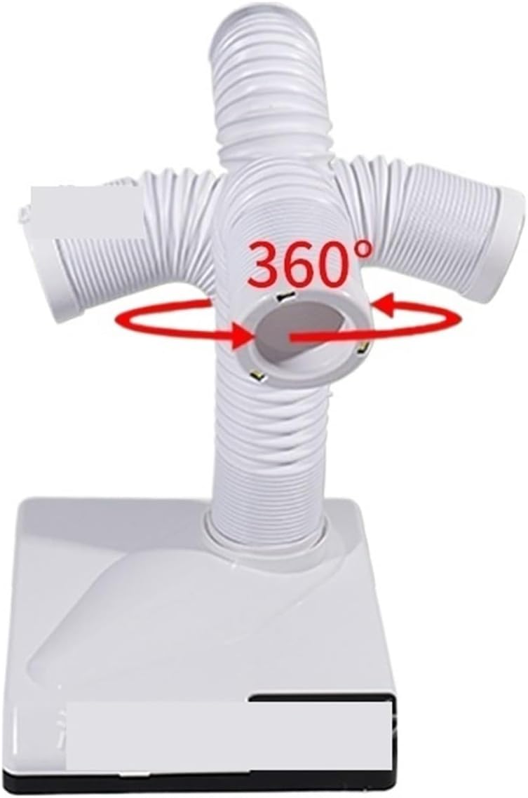 Nail Dust Collector, 65W Brushless Double Use Nail Dust Collector with Tube Elbow Nail Dust Extractor Nail Art Manicure Powerful Vacuum Cleaner,Manicure Dust Collector