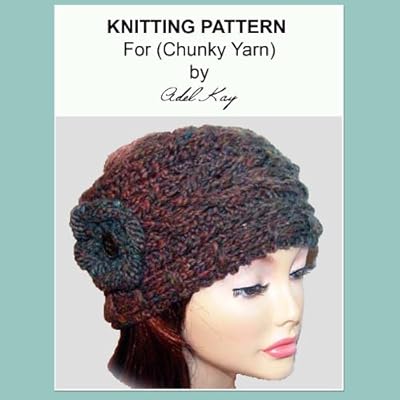 Sian Vintage Style Aran Cable Wrap Corsage Wide Headband Head Band Knitting Pattern