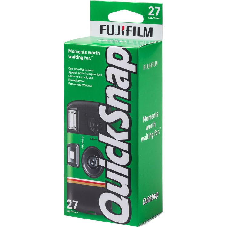 Fujifilm QuickSnap Flash 400 Disposable 35 mm Camera – ISO 400, 27 Exposures, Built-in Flash, 2-Pack + Microfiber Cleaning Cloth - image 5