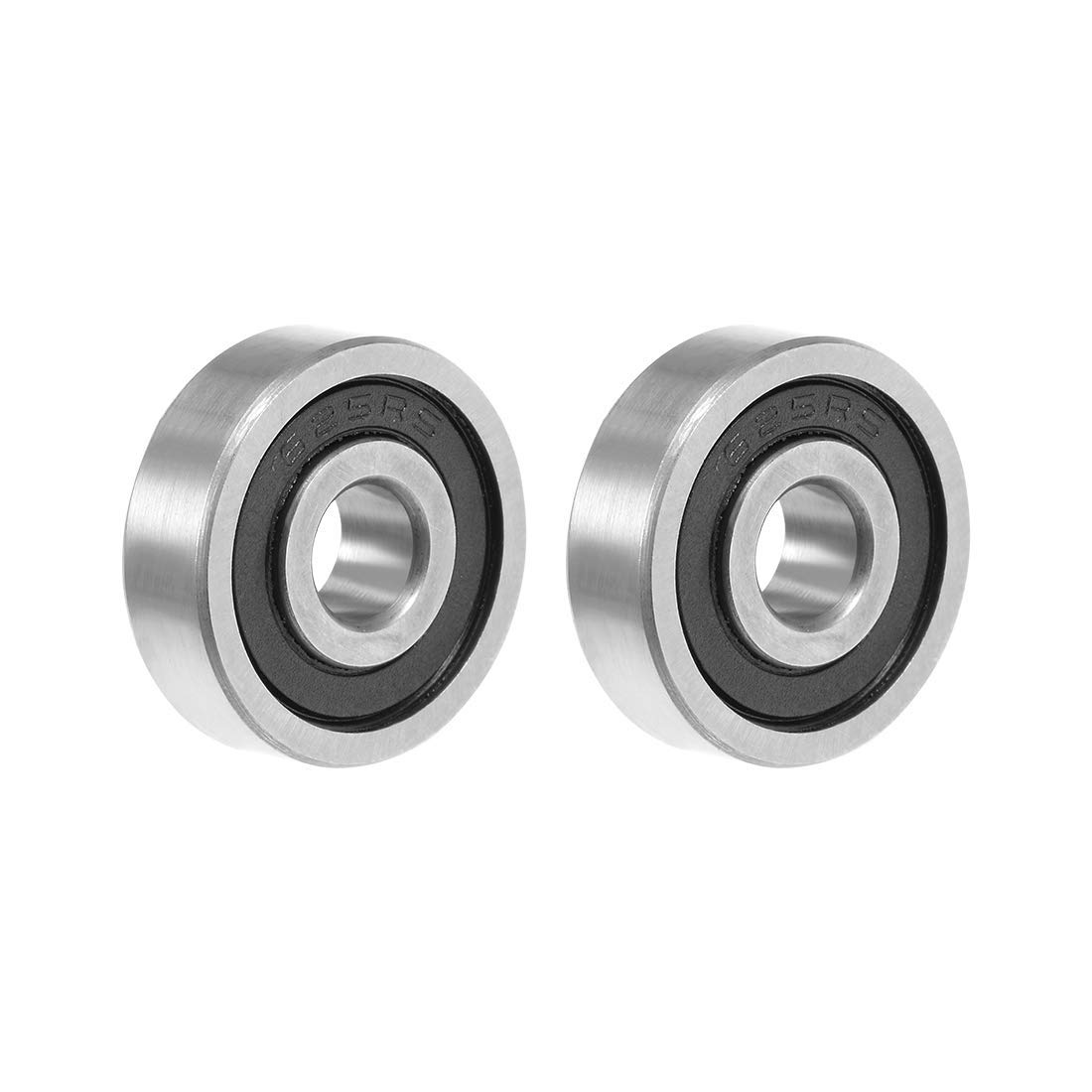 2x Cuscinetti A Sfera 625-2RS 16x5x5 Mm &ndash; Tenute In Gomma QJZ &ndash; Spedizione Gratuita