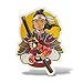 erreinge Sticker Samurai Giappone Adesivo Sagomato in PVC per Decalcomania Parete Murale Auto Moto Casco Camper Laptop - cm 12