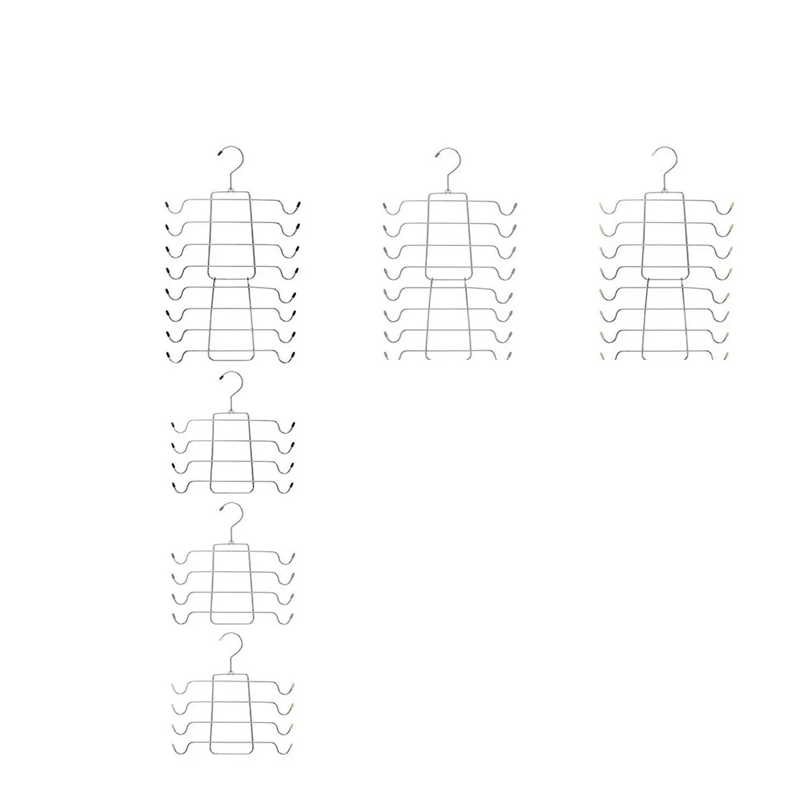 Suit Hangers Dress Bathing Tank Tops Closet Organizer Lingerie Hanger(Beige,8-layer)