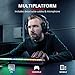 immagine 2Trust GXT 414 Zamak Cuffie Gaming Over Ear per Playstation 4, Xbox One, PC, Laptop e Nintendo Switch, Potenti Unità Altoparlanti Attive da 53 mm, Nero