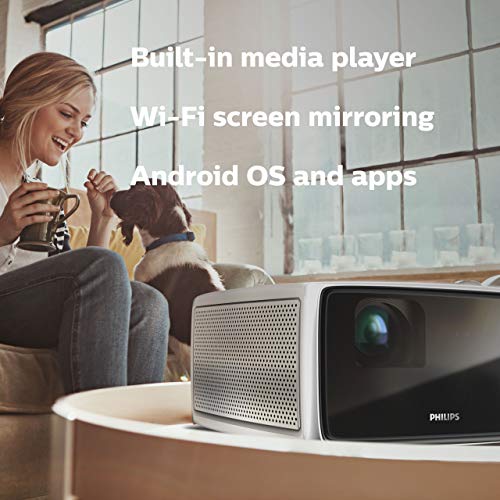 Philips Screeneo S4 Projector, Full Hd, Android Os, Electric Keystone, Auto Focus, Digital Zoom #TOP2