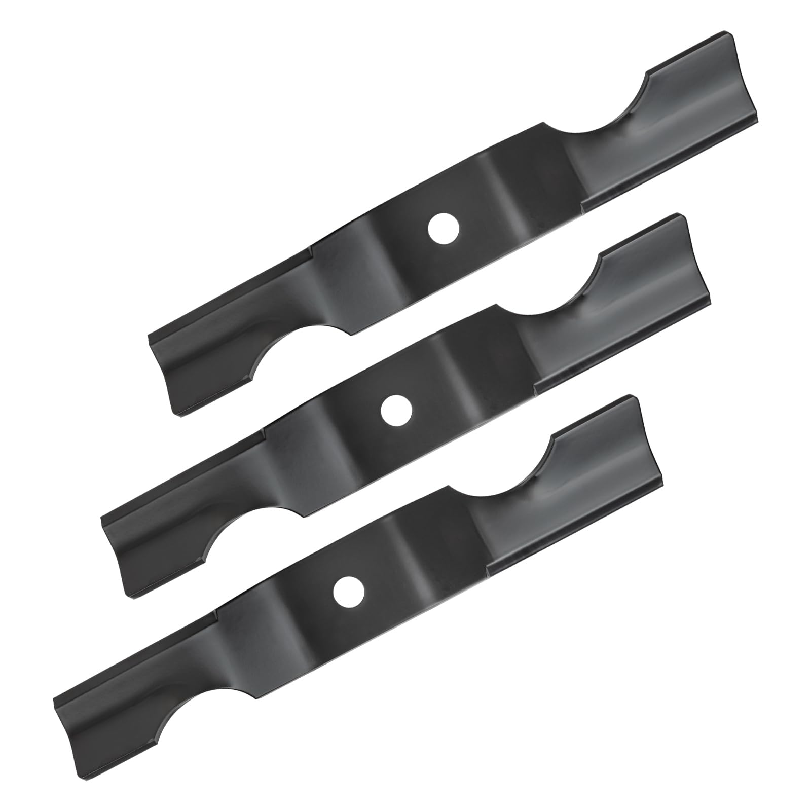 04265400 Notched High-Lift Mower Blades Compatible with Gravely 42" ZT Zero Turn Mower Decks, Fit for A riens Zoom 915159 915171, Replace 1134-9210-01, 3 Pack