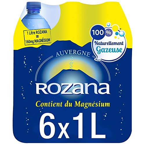 ROZANA|Eau Naturelle Naturellement Gazeuse 6X1L|(Lot De 1)|Best Deal