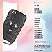 Key Fob Keyless Entry Remote Compatible with Chevy Cruze/Camaro/Impala/Equinox/GMC Terrain/Buick Lacrosse/Regal/Verano/Encore 2010-2019 Car Key Replacement for OHT01060512, 1-Pack (4 Buttons)