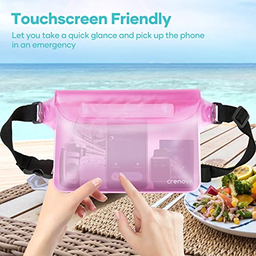 Image of Waterproof Fanny Packs for Women, Sandproof Dry Bag for Beach, Water proof Pouch for Phone Passport Purse, Floating Waterproof Bags for Cruise Travel Water Park Boating Fishing Diving Surfing Kayaking