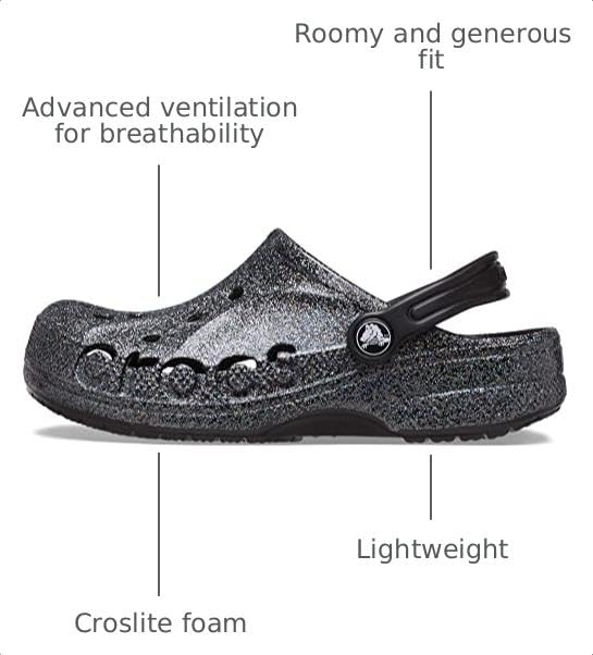 Image of Crocs Girls' Baya Graphic Clogs