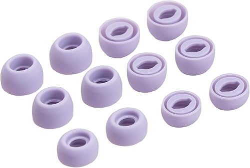Miniatura 5 de Juego de auriculares de silicona de repuesto para auriculares Samsung Galaxy Buds Pro, 6 pares (violeta fantasma)