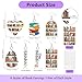 6 Pairs Acrylic Book Earrings for Women Book Lover, Bookcase Dangle Earrings Bookshelves Earring Teacher Earring for Creative Librarian Readers Schoolmates Teacher Novel Graduation Christmas Gift