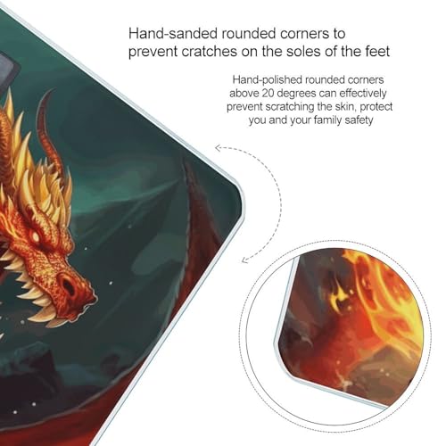 Báscula Digital Dragon King en Fuego de Vidrio Templado miniatura 4
