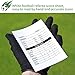 RunNico 50 Sets Football Referee Score Card,Thick Print Soccer Referee Score Sheets, Officials Football Game Card for Sports Competition Activities