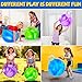 Ynanimery 3 Pack Bouncy Balls with Handle for Kids, Ride On Toys Balls for Kid 3 4-8, 15 Inch Hopper Ball with Air Pump for Kids Jumping Sports Ride Games Balance Exercise Indoor Outdoor Fun