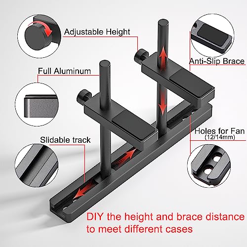 Soporte para GPU con doble refuerzo y ajuste de altura 128mm miniatura 4