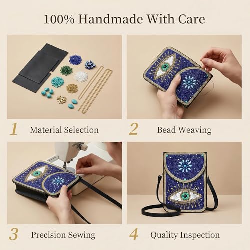 Image of Small Crossbody Bags for Women Designer Cell Phone Bag Boho Shoulder Wallet Purse