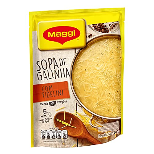 Maggi Sopa Galinha Com Fidelini Sachê 60 G