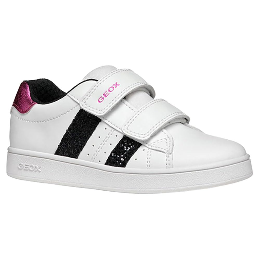 Geox J ECLYPER Girl A, Sneaker, White
