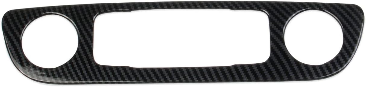 Carbon Fiber Center Console Air Conditioner Panel AC Cover Trim for GMC Terrain 2018-2024