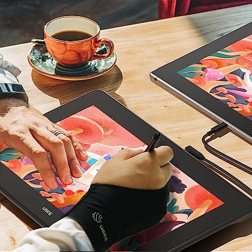 Image of UGEE Digital Drawing,Artist Glove for Drawing Tablet Digital Art Glove with Two Finger for S Sizes