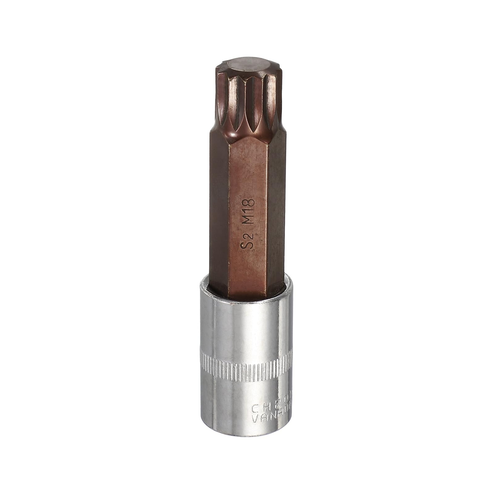 Llave M18 de vaso triple cuadrada de acero S2 de alta resistencia para mecánica de precisión 1