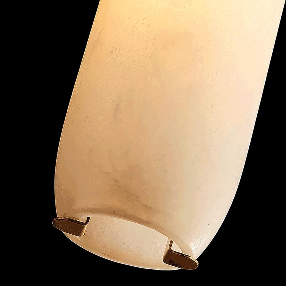 Lámpara colgante de mármol E14 1 lámpara simple de latón de lujo lámpara colgante de latón para restaurante, bar, isla, decoración de mesita de noche, lámpara colgante de techo