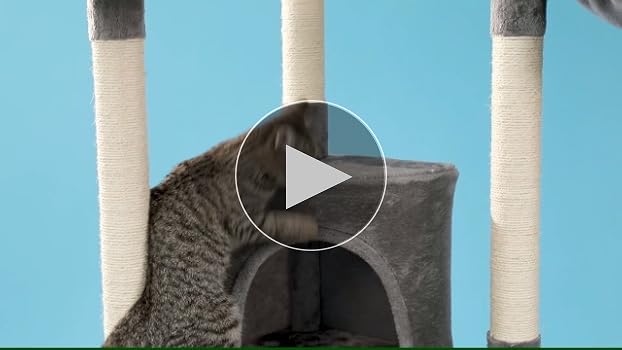 PETEPELAキャットタワー 突っ張り スリム ツッパリ 猫タワー グレー Amazon | PETEPELA(ぺテぺラ) キャットタワー 突っ張り スリム