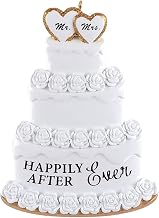 Personalized Wedding Cake Ornament - Bride and Groom's First Christmas Together, Our First Christmas Married, Wedding Ornaments