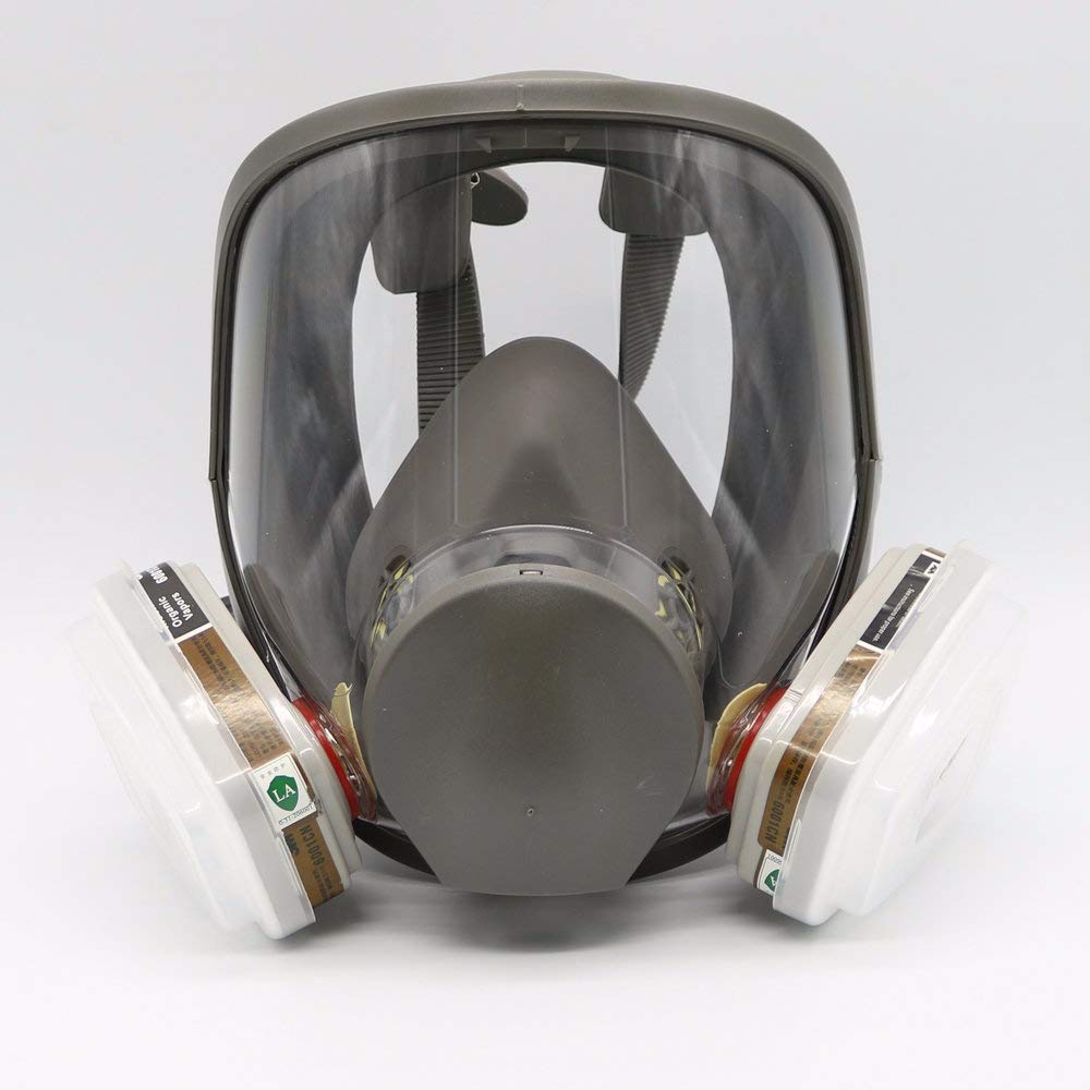 MBLUEFor 6800 Mask Full Facepiece Respirator 7 Piece Suit Painting Spraying Decoration Woodworking