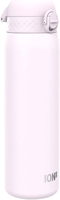 Ion8 1 Litre Stainless Steel Water Bottle, Leak Proof, Easy to Open, Secure Lock, Dishwasher Safe, Carry Handle, Hygienic Flip Cover, Easy Clean, Durable, Metal Water Bottle, 1200 ml/40 oz
