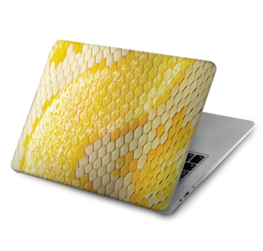 Yellow Snake Skin Graphic Printed Funda Carcasa Case para MacBook Pro 13 - A1706, A1708, A1989, A2159, A2289, A2251, A2338