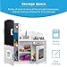 Best Choice Products Wooden Pretend Play Kitchen Toy Set for Kids w/Chalkboard, Marble Backdrop, Realistic Design, Sounds, 7 Accessories Included - Gray