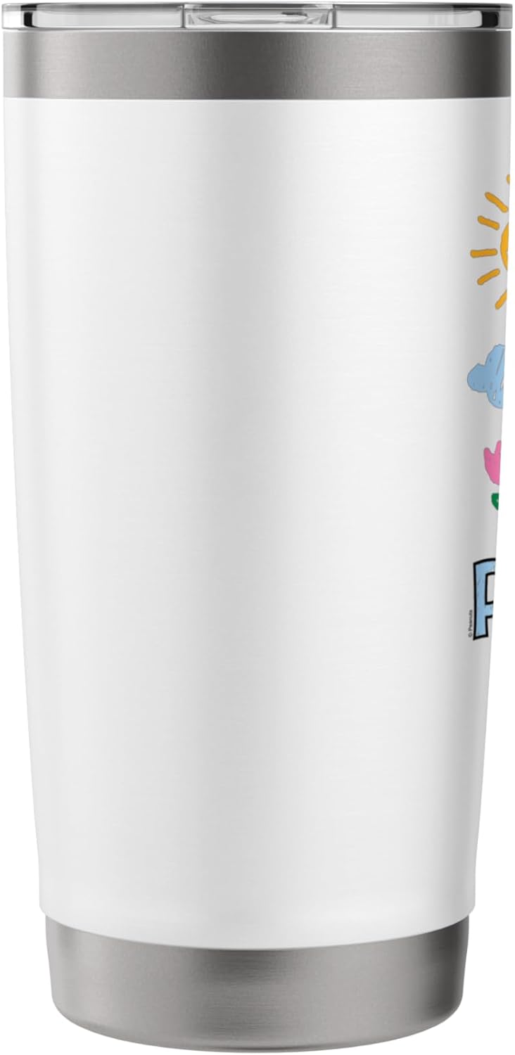 Snoopy Spring Flowers Stainless Steel Insulated Tumbler - Image 4