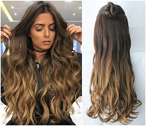 Long Thick One Piece Wavy Clip in Hair Extensions 20