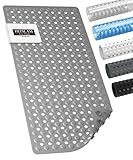 Photo Gallery hitslam tappetino vasca antiscivolo da bagno, 89 x 40cm lungo tappetino doccia antiscivolo senza bpa, resistente alla muffa e lavabile in lavatrice tappetino bagno, morbido al piede, grigio Photo Gallery hitslam tappetino vasca antiscivolo da bagno, 89 x 40cm lungo tappetino doccia antiscivolo senza bpa, resistente alla muffa e lavabile in lavatrice tappetino bagno, morbido al piede, grigio
