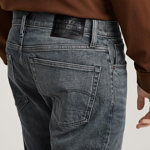 G-STAR Herren 3301 Slim Jeans, Blau (Antic Sand Blast 51001-D775-G803), 29W / 34L – Ansicht 5