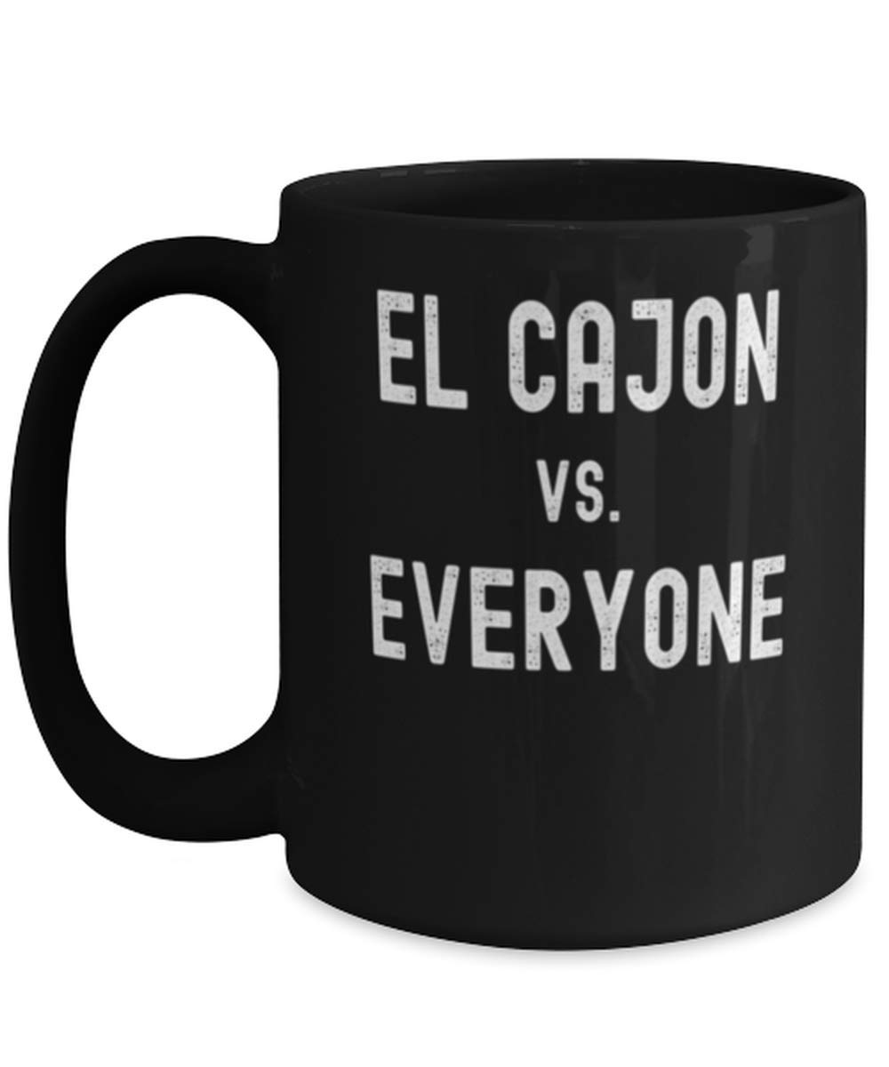 El Cajon vs Everyone Coffee Mug 11oz, black
