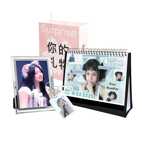 �G���~�b�N�X KYUJIN ���J�����_�[ 2026�N �Жʃv�����g �O�b�Y ���� �u�� ����p �X�P�W���[�� �I�[�i�����g ���� �I�t�B�X�p�i �v���[���g �V�N �������N���X�}�X �l�C ����� (B.�v���[���g�) [���s�A���i]