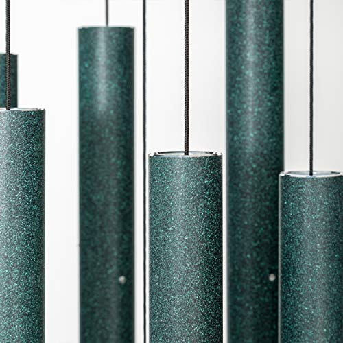 Corinthian Bells By Wind River – 44 Inch Green Wind Chime For Patio, Backyard, Garden, And Outdoor Décor (Aluminum Chime) Made In The Usa #TOP1