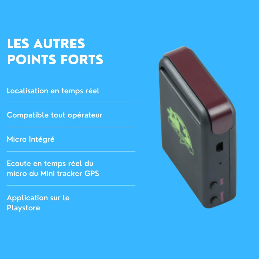 Mini Tracker GPS con micrófono