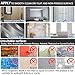 AYWSTC Corner Shower Caddy Suction Cup, Wall Mounted Suction Shower Rack Organizer, No Drilling Shower Shelf, Clear Basket with 4 Movable Hooks, Bathroom Storage Rack (clear, 90°corner)