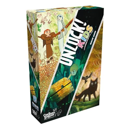 Space Cow, Unlock! Kids: Irish Says, Children's Game, Puzzle Game, 1-4 Players, from 6 Years, 20 Minutes, German