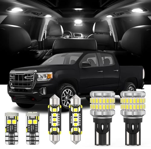 Kit 16 Piezas Luces LED Interior y Reversa para GMC Canyon miniatura 1