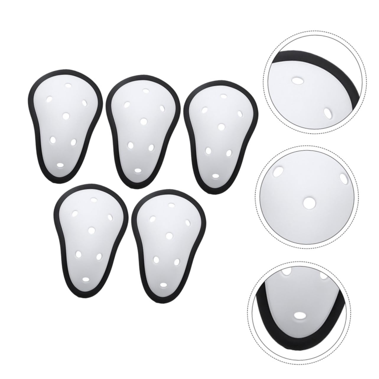 Gogogmee Breathable Mens Cup Sports Groin Cup 5pcs Men's Crotch Protector for Sports Fitness Swimming Workout